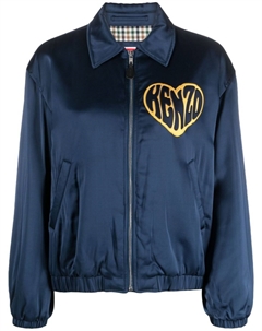 Бомбер с нашивкой, синий Kenzo