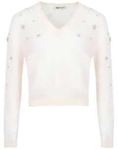 Свитер с v-образным вырезом, белый Ports 1961