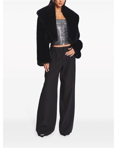 Retrofete шуба Cadence из искусственного меха, черный