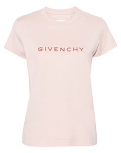 Футболка с логотипом, розовый Givenchy
