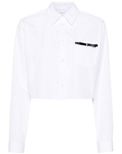 Рубашка с бантом и логотипом 4G, белый Givenchy