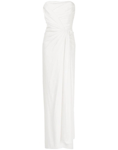 Вечернее платье с разрезом, белый Dolce&gabbana