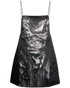 Платье-комбинация мини с принтом, черный Y / project