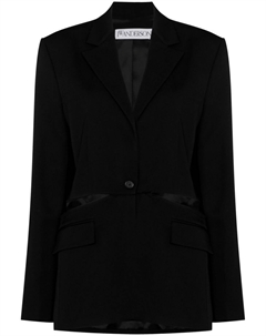 Блейзер оверсайз с вырезами, черный Jw anderson