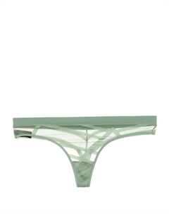 Сетчатые трусы-стринги The Illusionist, зеленый Marlies dekkers