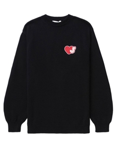 Джемпер с аппликацией, черный Joshua sanders