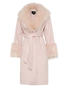 Пальто Paris, серый Unreal fur