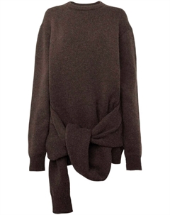 Свитер с завязками, коричневый Jw anderson