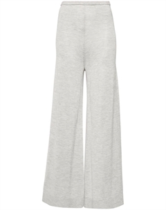 TOTEME брюки палаццо тонкой вязки, серый Toteme