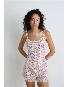Верх пижамы TANK POINTELLE WITH LETTUCE EDGE, белый Lindex