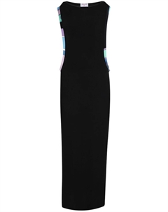 Платье с принтом вивара, черный Pucci