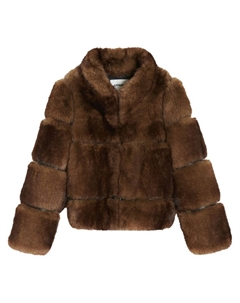 Шуба Sai из искусственного меха, коричневый Apparis