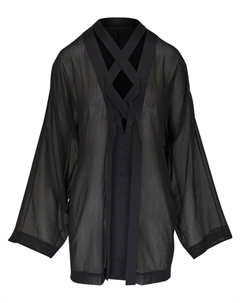 Мини-платье из шелка с перекрещивающимися бретелями, черный Khaite