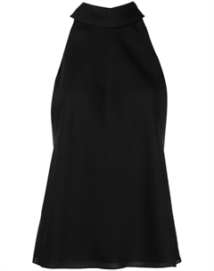 Топ с вырезом халтер, черный Theory