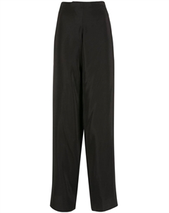 Шелковые брюки палаццо, черный Amir slama