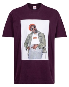 Футболка Andre 3000 с графичным принтом, фиолетовый Supreme