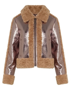 Дубленка Pilote d'Avion, коричневый Unreal fur