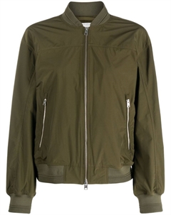 Бомбер Summer на молнии, зеленый Woolrich