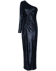 Платье на одно плечо с эффектом металлик, синий Lauren ralph lauren