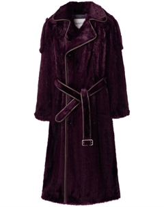 Шуба из искусственного меха, фиолетовый Burberry
