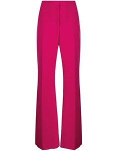 Расклешенные брюки из смесовой шерсти, розовый Givenchy