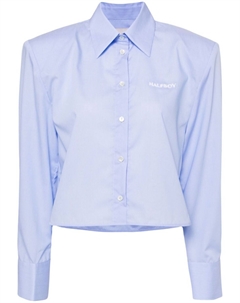 Рубашка с вышитым логотипом, синий Halfboy