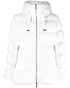 Стеганый пуховик Gadia, белый Moorer