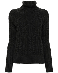 Кашемировый джемпер Anna-Cws, серый Moorer