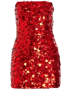Retrofete платье мини Nolia с пайетками, красный