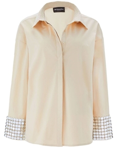 Retrofete декорированная рубашка Ozella, серый