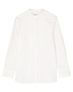 Рубашка без воротника, белый Maison kitsuné