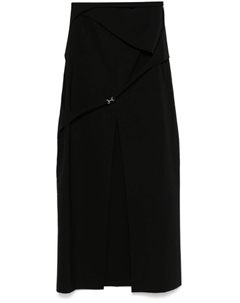 Макси-юбка с бретельками, черный Heliot emil