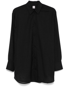 Рубашка на пуговицах TOTEME, черный Toteme