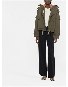 Куртка с флисовой подкладкой и капюшоном, зеленый Dsquared2