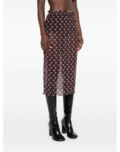 Юбка миди Crescent Moon, коричневый Marine serre