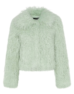 Дубленка Saint Tropez, зеленый Unreal fur