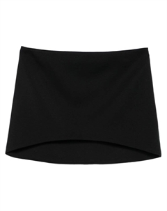 Шерстяная юбка мини, черный Givenchy