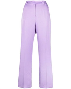 Прямые брюки с завышенной талией, фиолетовый Hebe studio