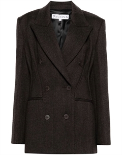 Пиджак в форме песочных часов, коричневый Jw anderson