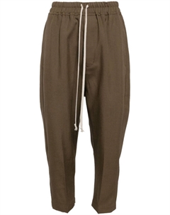 Укороченные брюки Astaires, коричневый Rick owens