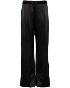 Шелковые брюки оверсайз, черный Kiki de montparnasse