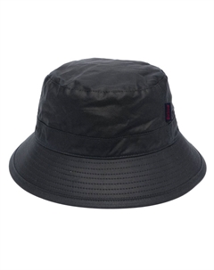 Панама с вышитым логотипом, синий Barbour