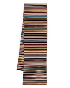 Шарф из вирджинской в полоску, мультиколор Paul smith