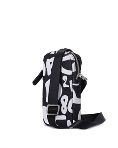 Кошелек Pop 80's с логотипом и шнурком на шею, черный Dsquared2