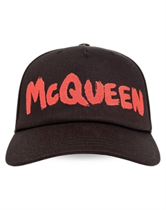 Бейсболка с логотипом, черный Alexander mcqueen