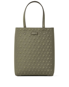 Сумка-тоут Lenny M-M из канваса, зеленый Jimmy choo