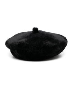Берет из искусственного меха, черный Ruslan baginskiy