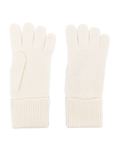 Кашемировые перчатки с логотипом, нейтральный цвет Woolrich