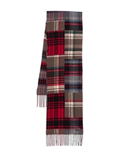 Клетчатый шарф, коричневый Polo ralph lauren