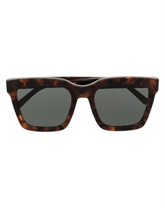 Солнцезащитные очки в квадратной оправе черепаховой расцветки, коричневый Retrosuperfuture